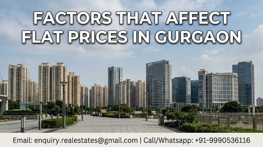 Explore key factors that affect flat prices in Gurgaon