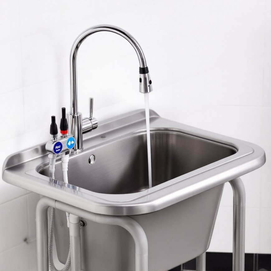 Discover the Power of a No Plumbing Sink with Hot Water