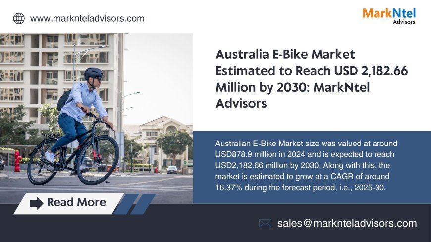 Australia E-Bike Market to Surpass USD 2,182.66 million in Value by 2030